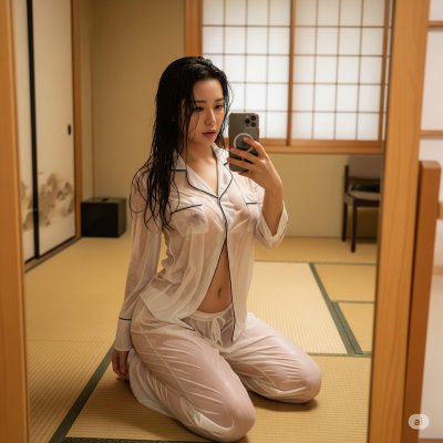 鏡越しに写真で濡れ感を感じる美女 (サムネ：ジェミニ)のサムネイル